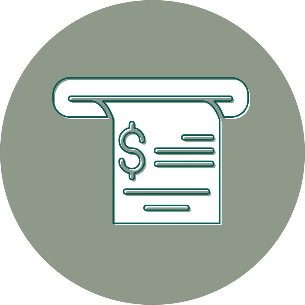 Receipt Vector Icon