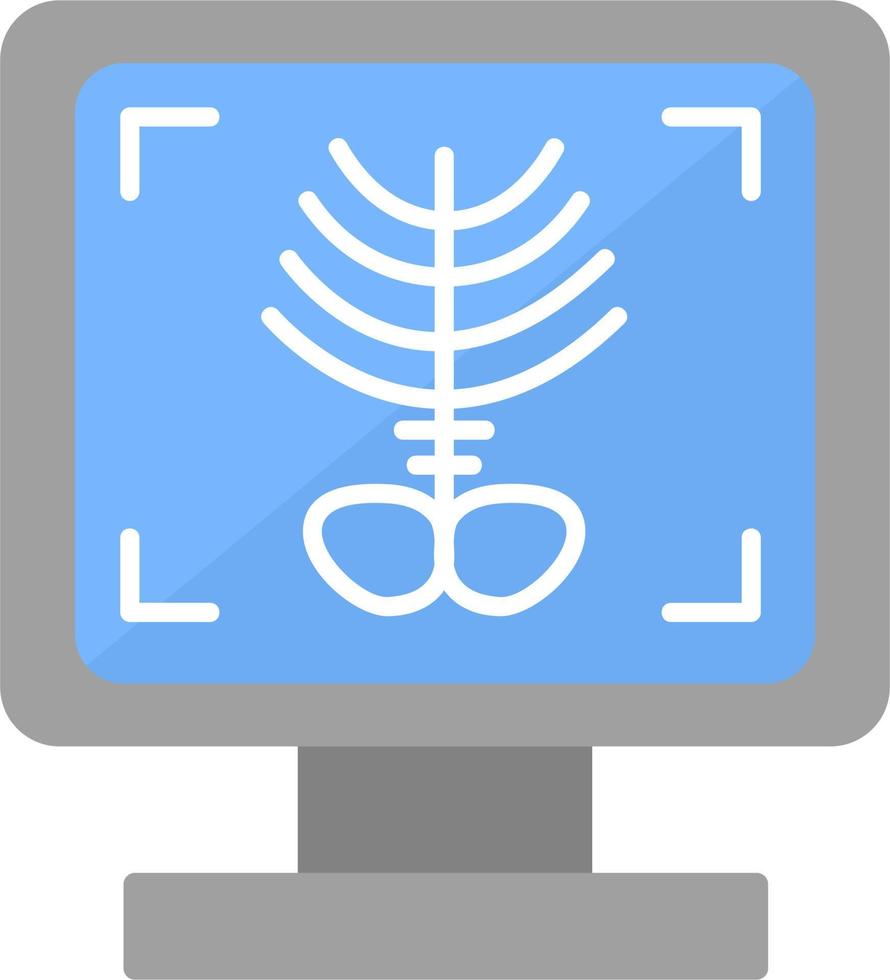 X-ray Bone Vector Icon