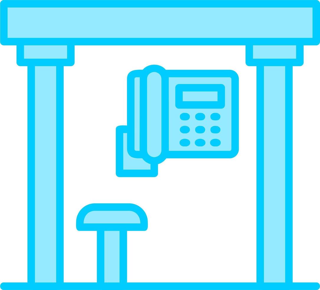 Telephone Box Vector Icon