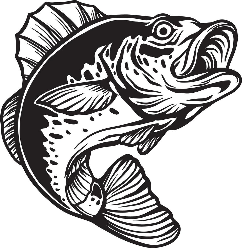 Cartoon fish icon on white background vector