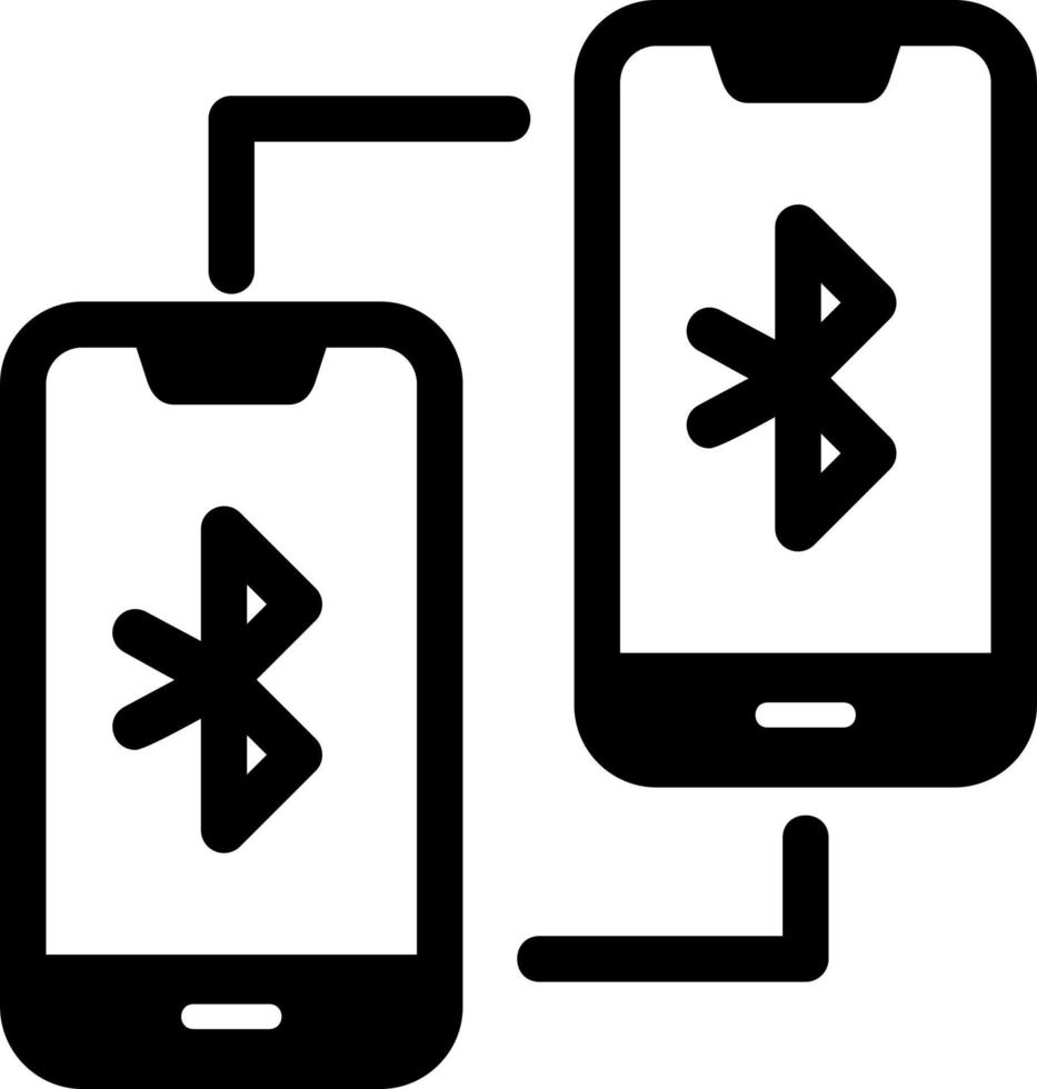 Phone Bluetooth Connected Vector Icon