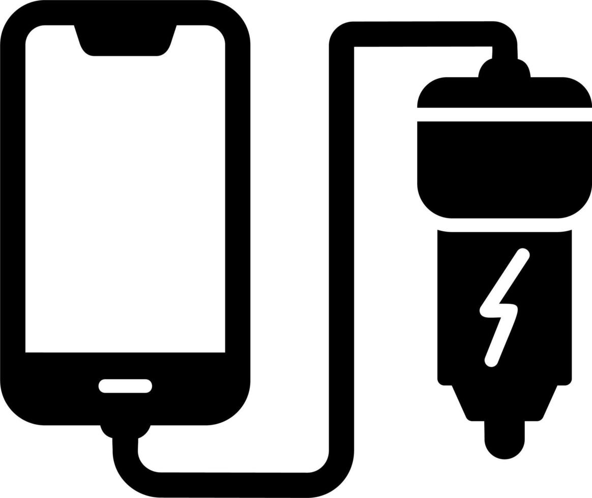Car phone charging Vector Icon