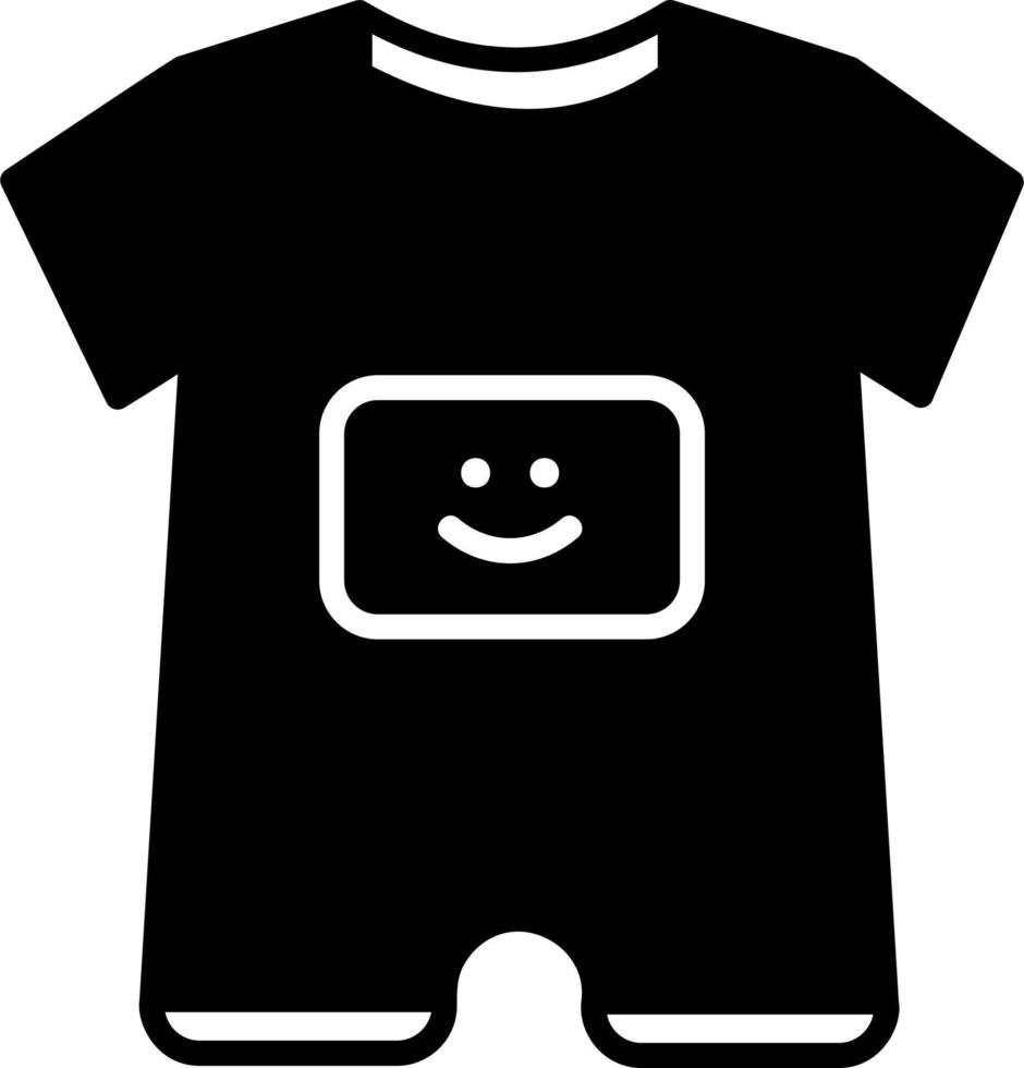 Baby Boy Outfit Vector Icon