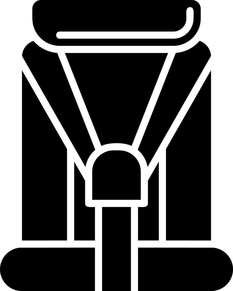 Car Seat baby Vector Icon