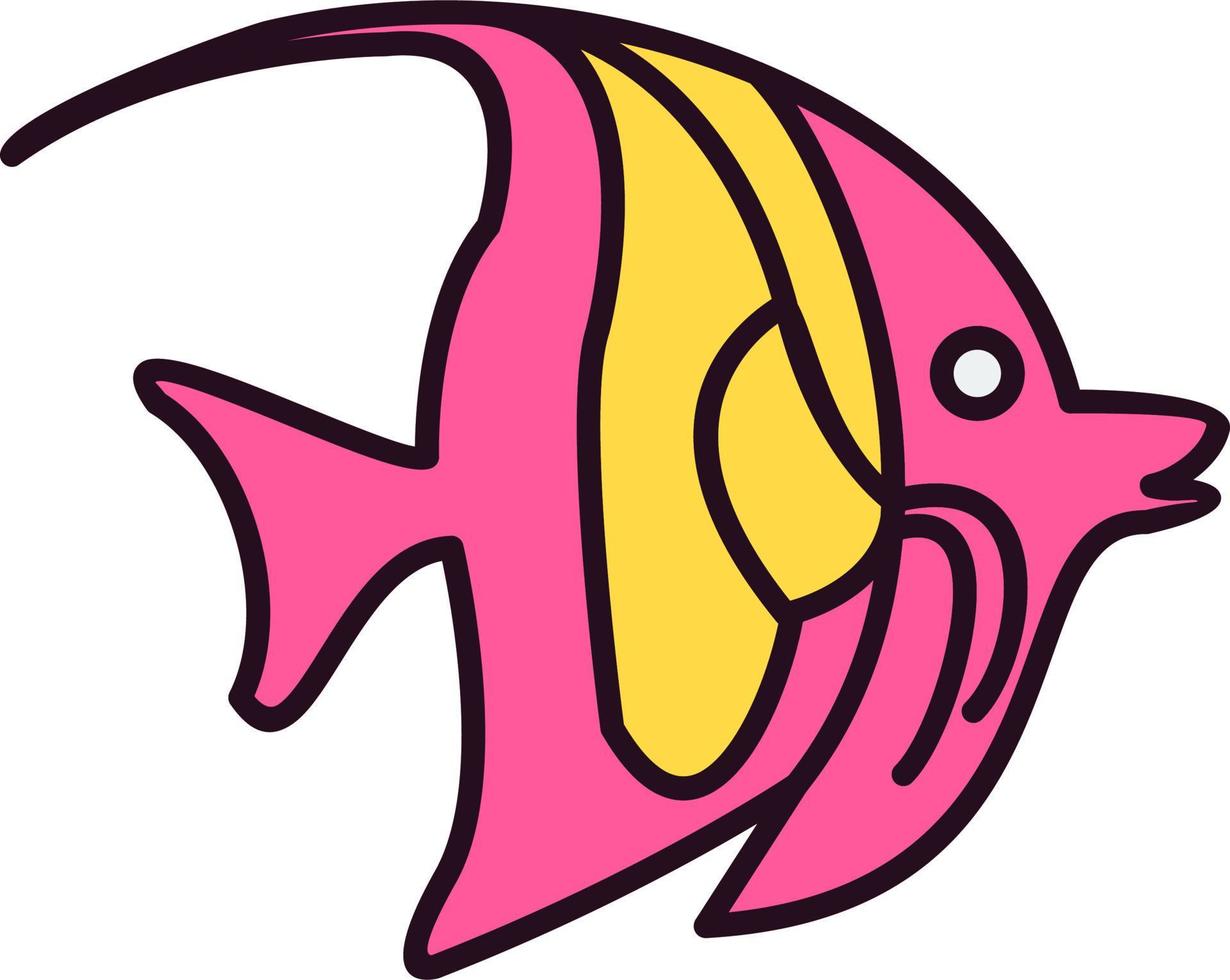 Butterfly Fish Vector Icon