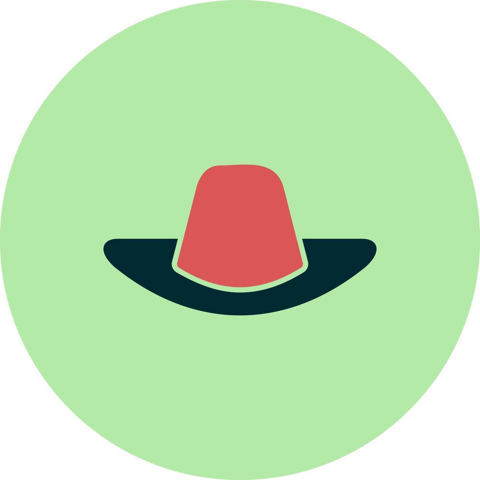 icono de vector de sombrero de vaquero