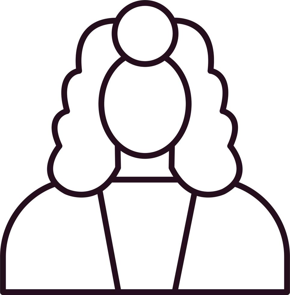 Judge Vector Icon Vector Icon