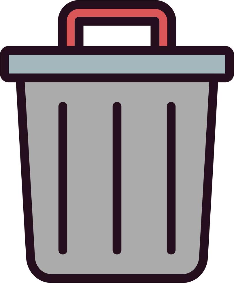 Trash Bin Vector Icon