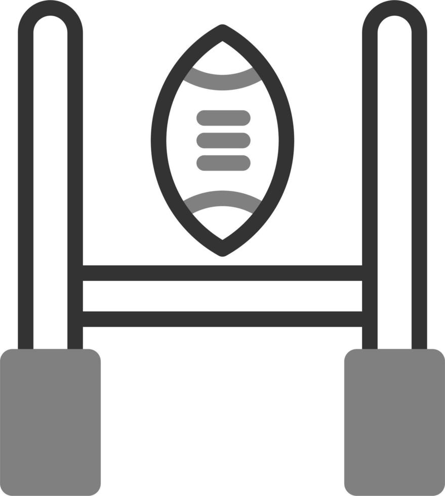 Rugby Goal Vector Icon