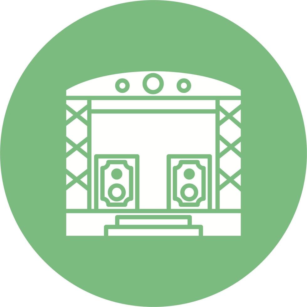 Stage Vector Icon