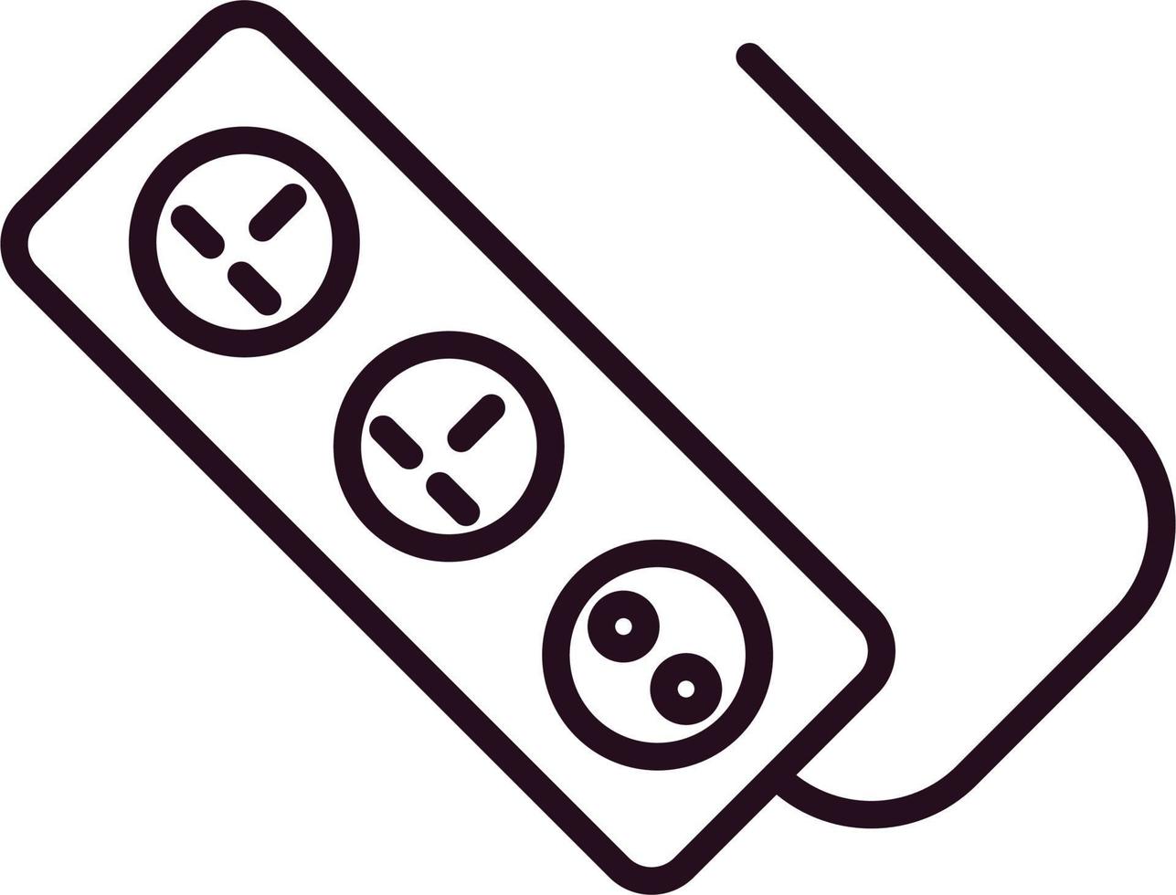 Power strip Vector Icon