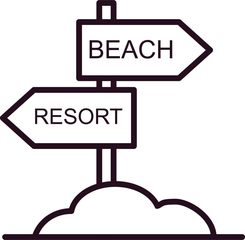 Beach Vector Icon