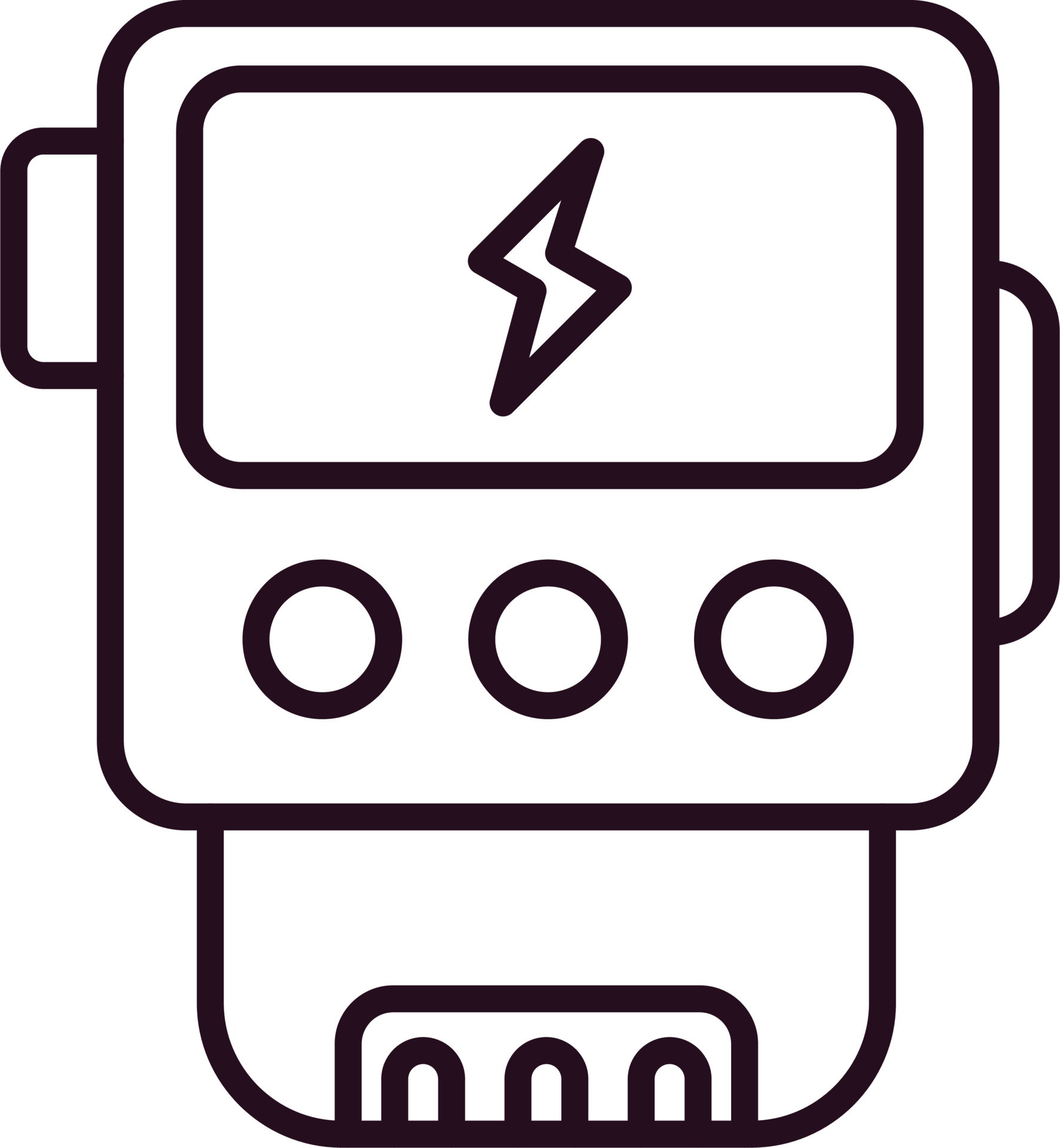 Electric meter Vector Icon 20005668 Vector Art at Vecteezy