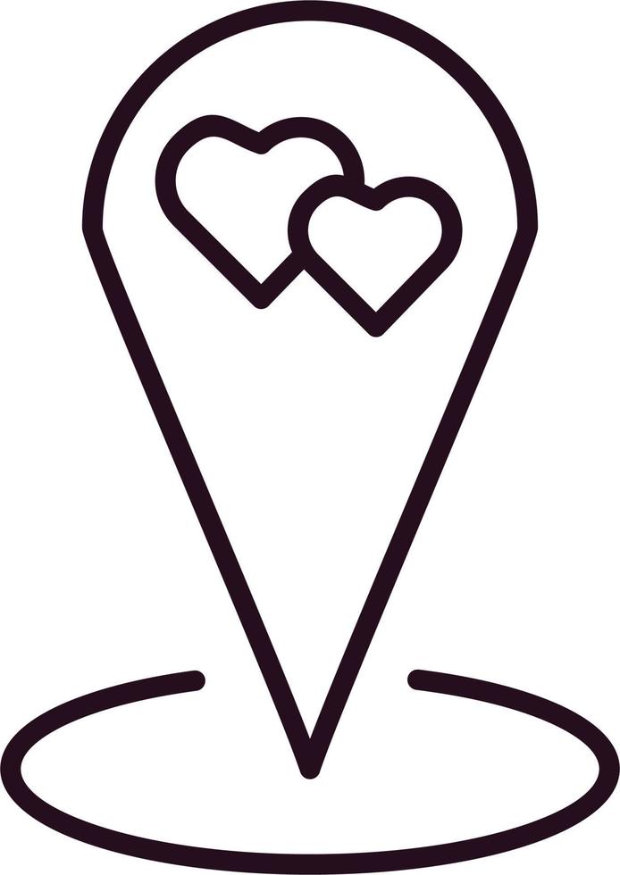 Wedding location Vector Icon