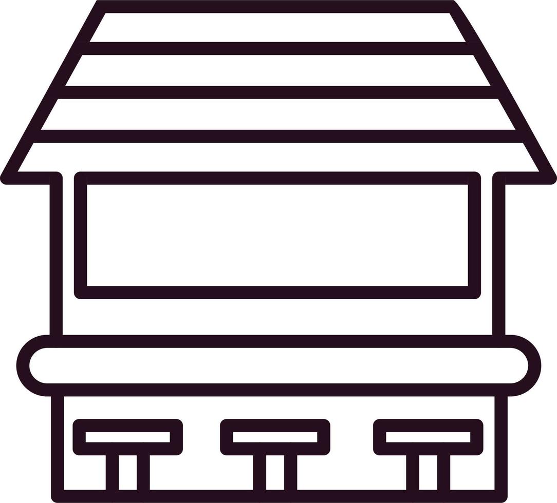 Beach bar Vector Icon