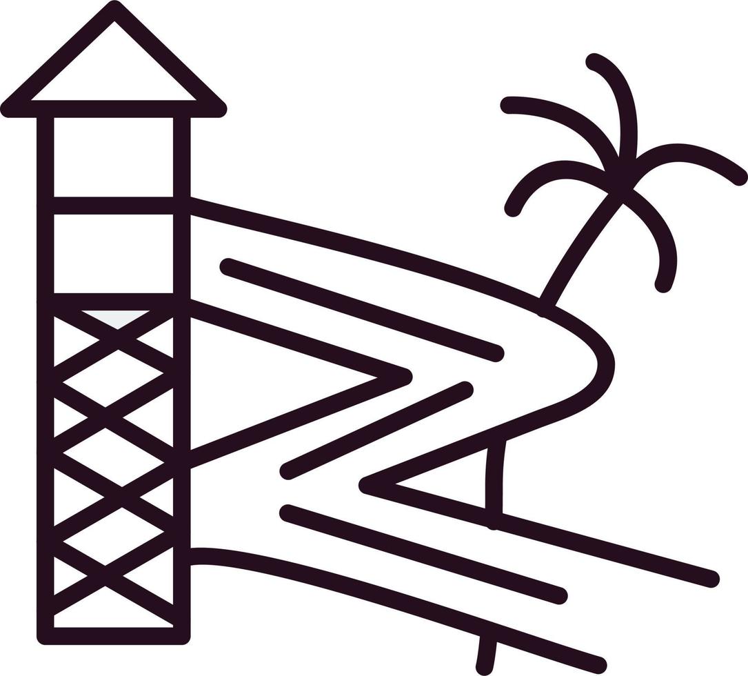 Water slide Vector Icon
