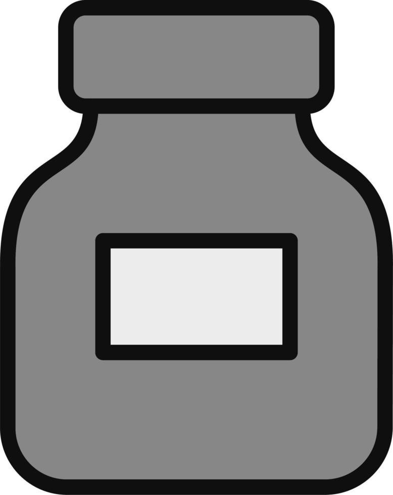 icono de vector de botella de tinta