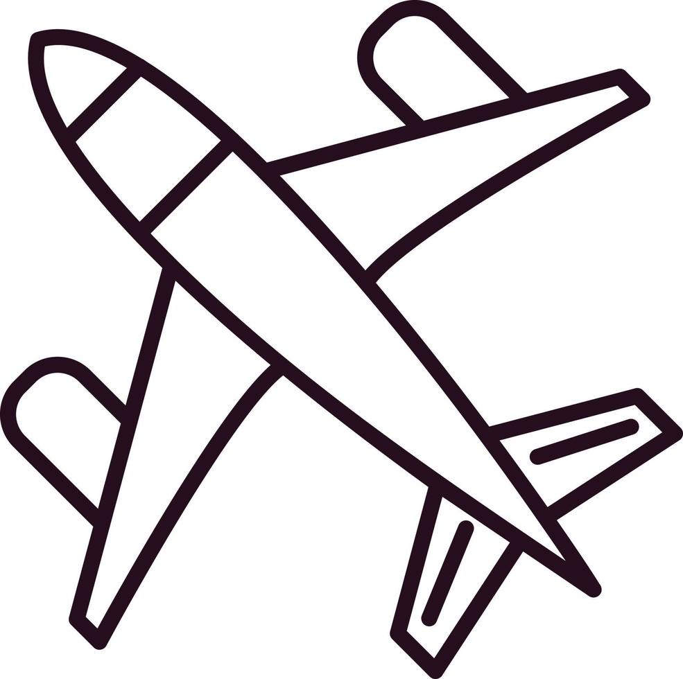 Aeroplane Vector Icon
