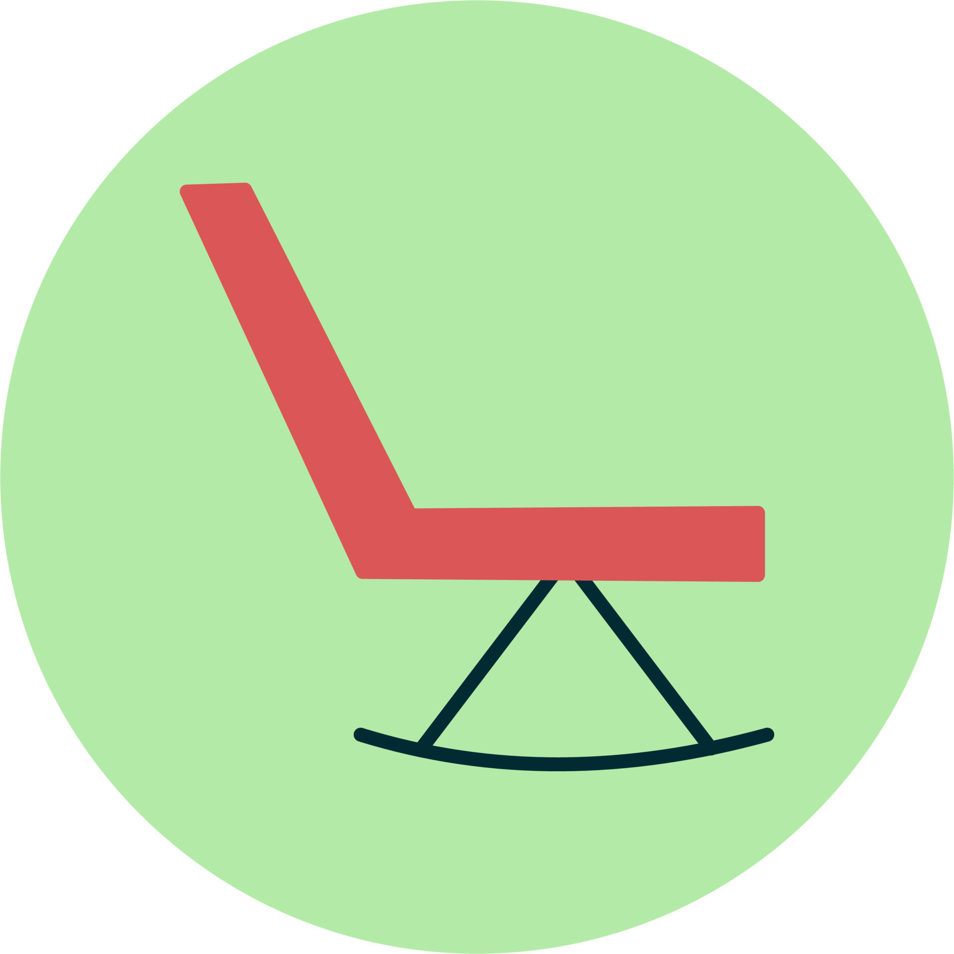 Rocking Chair Vector Icon 20006045 Vector Art at Vecteezy