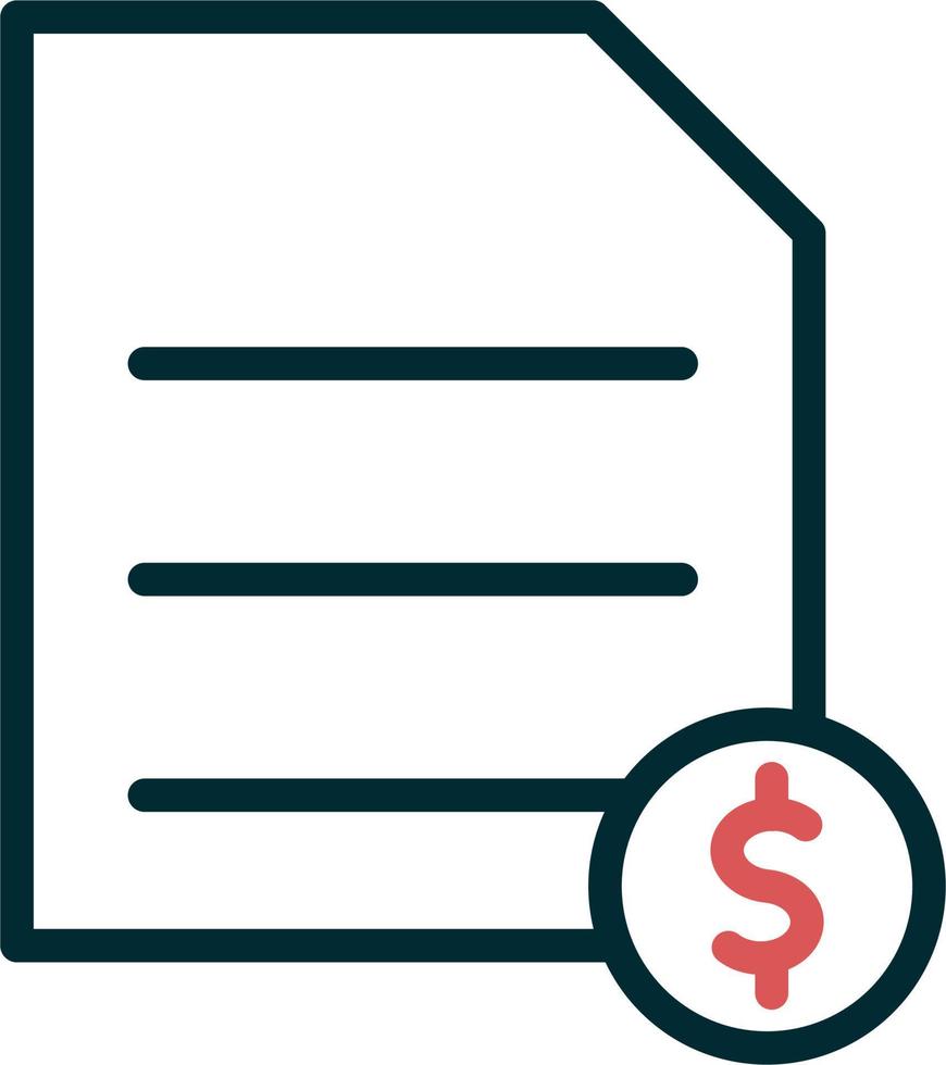 Receipt Vector Icon