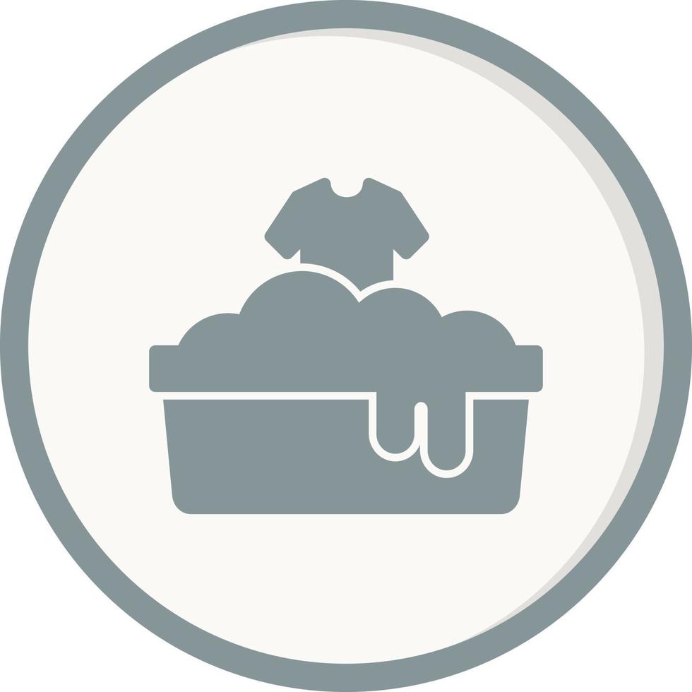 Washing clothes Vector Icon