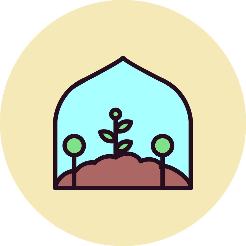 Green House Vector Icon