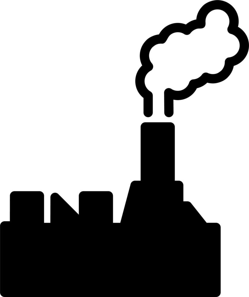 Oil Refinery Vector Icon