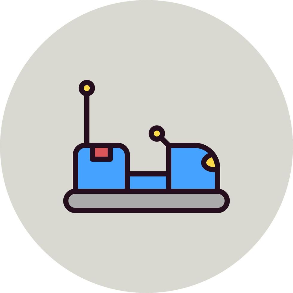 Bumper Car Vector Icon