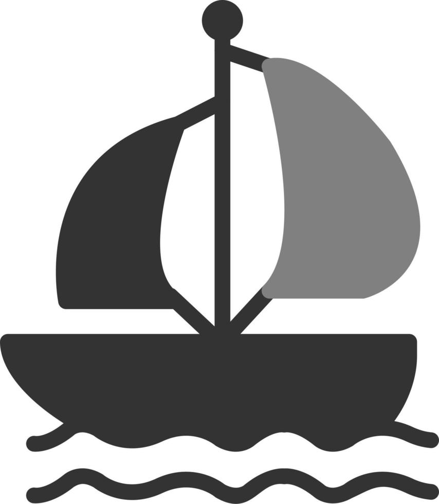 icono de vector de barco