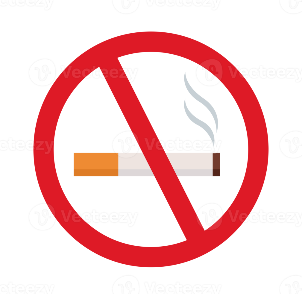 No smoking sign isolated png