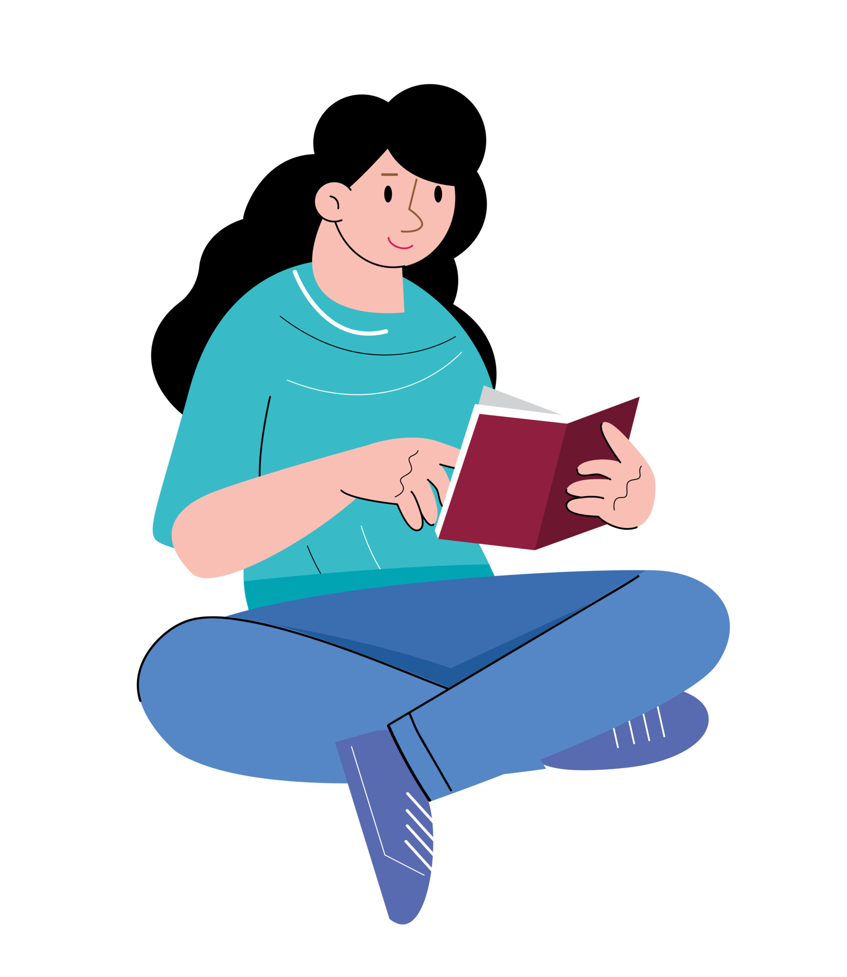 character-people-read-book-20006505-png