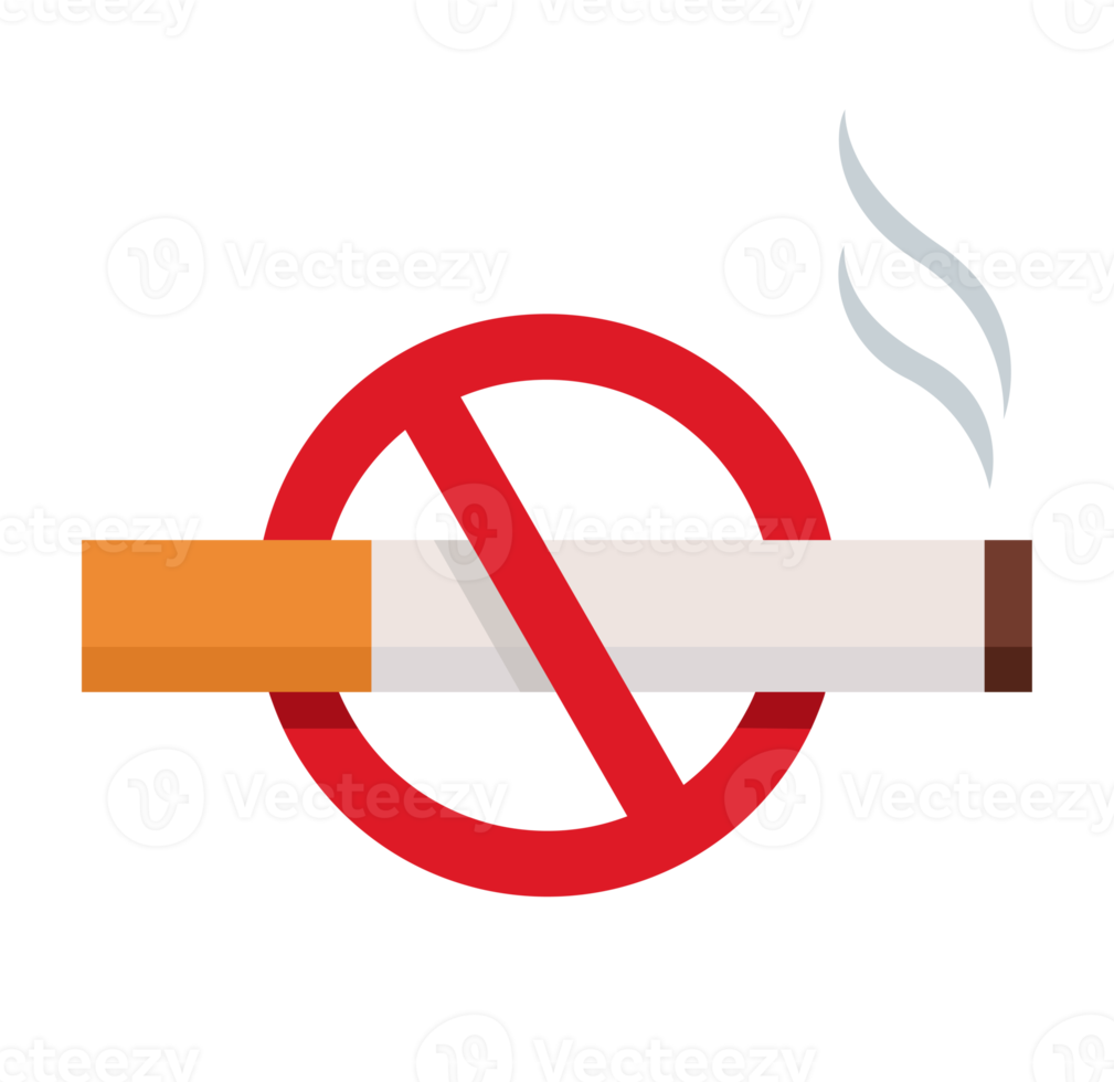 No smoking sign isolated png