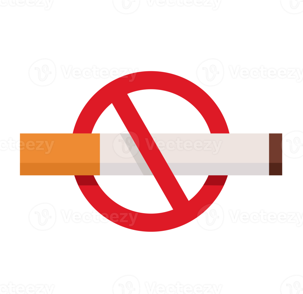 No smoking sign isolated png