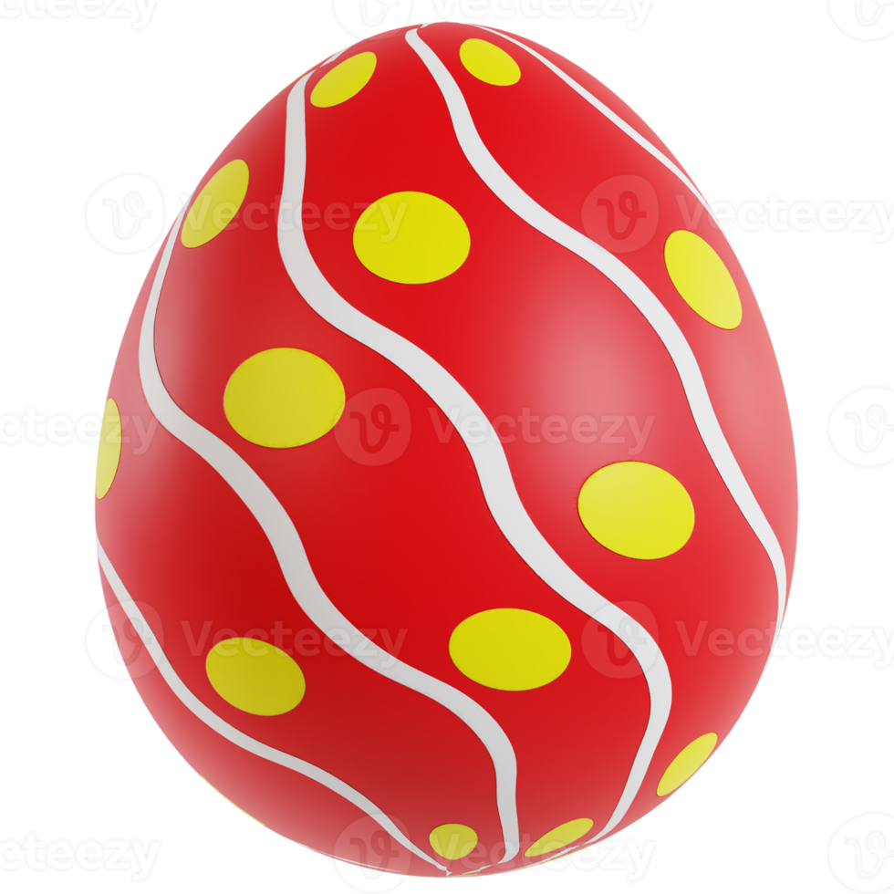 3D Easter Egg png