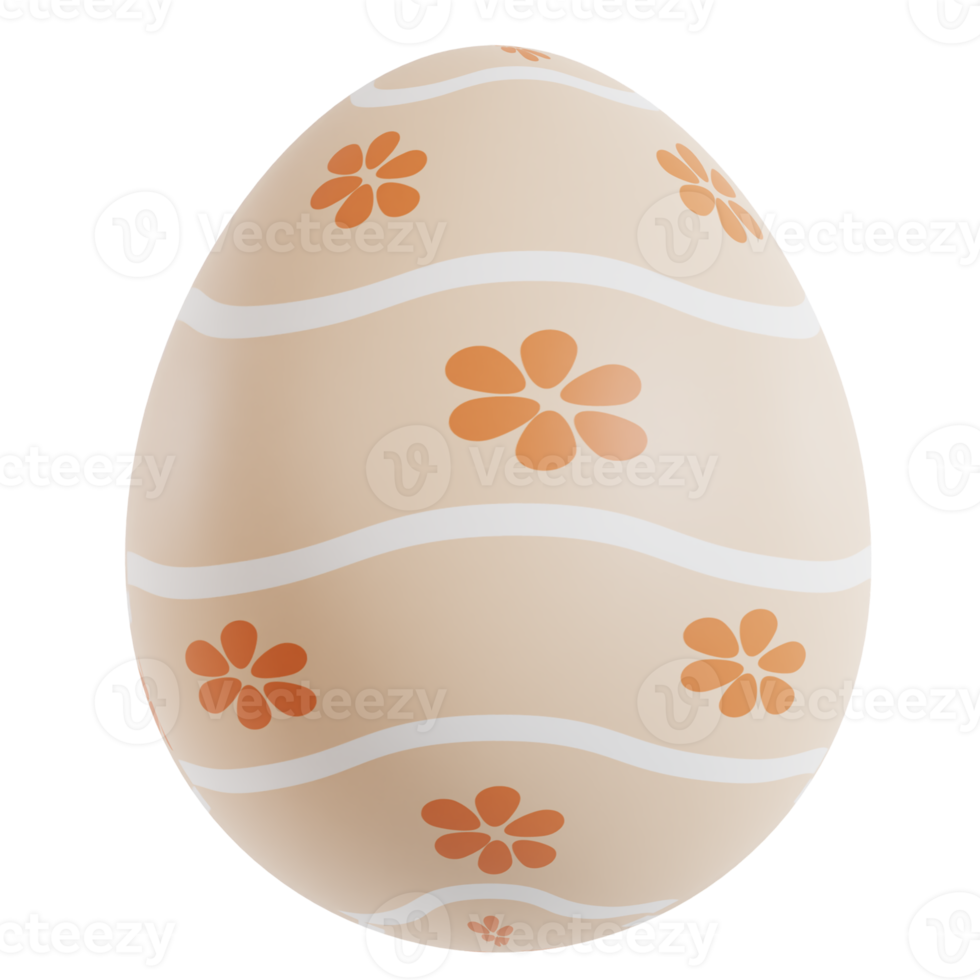3D Easter Egg png