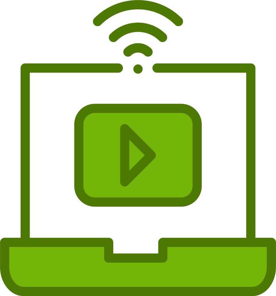 Streaming Vector Icon