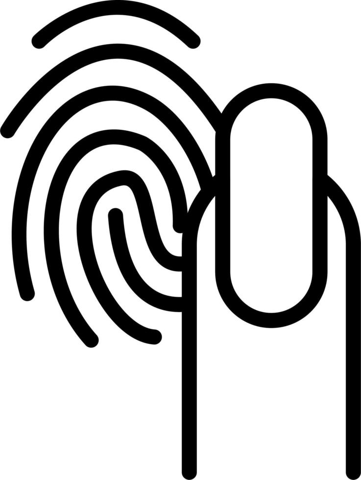 Touch Id Vector Icon