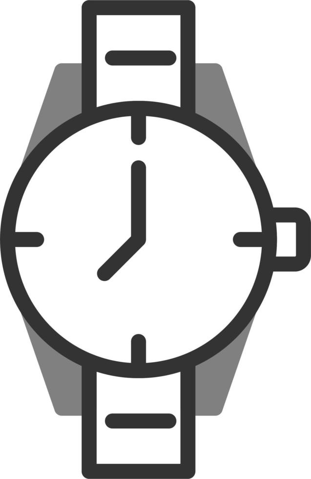 reloj, vector, icono vector