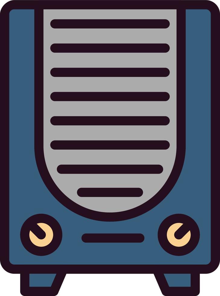 Gas Heater Vector Icon