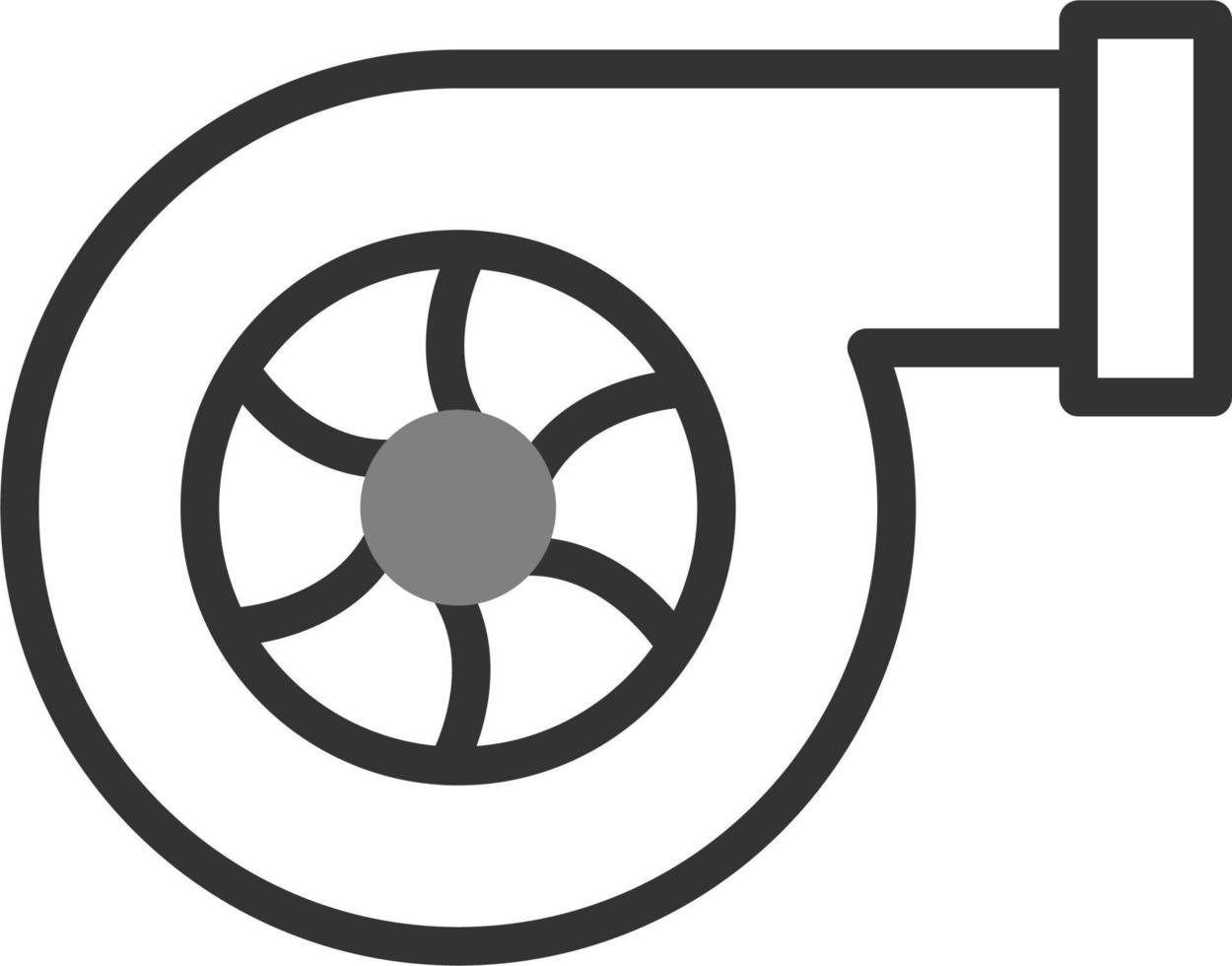 icono de vector de turbina