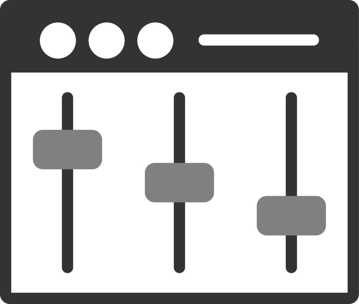 Dj Mixer Vector Icon