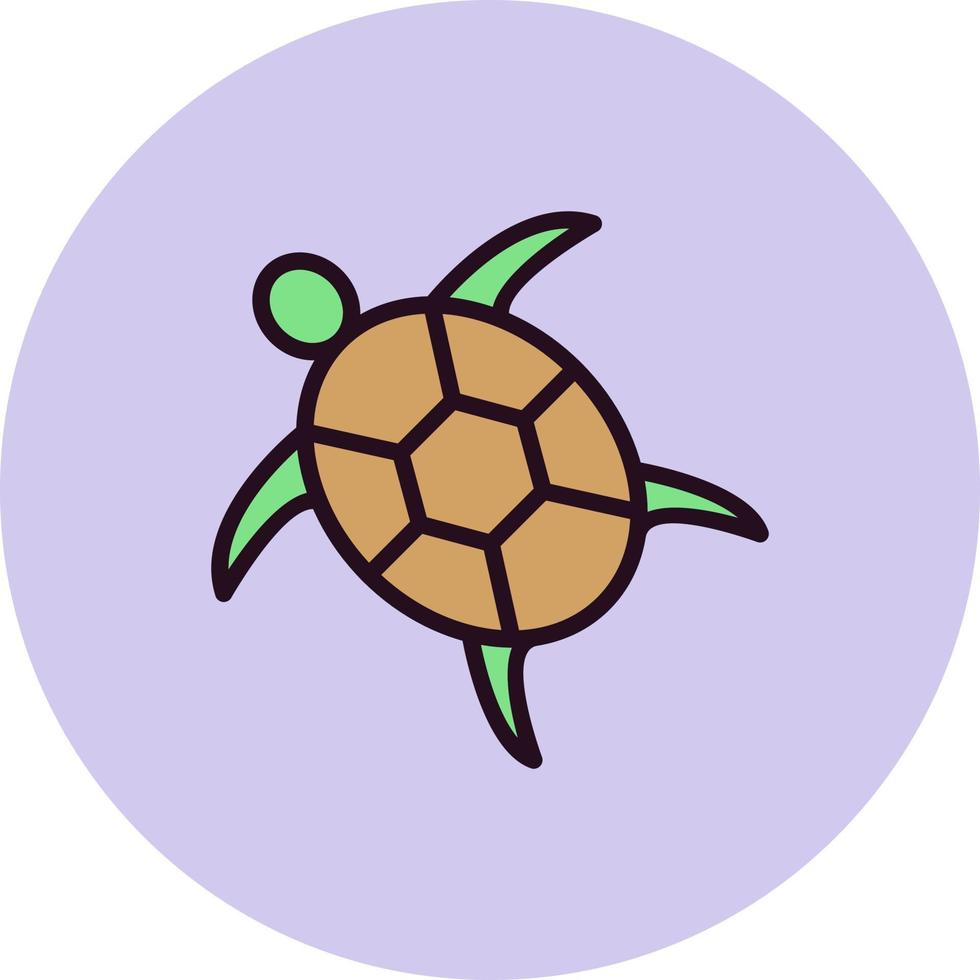 icono de vector de tortuga