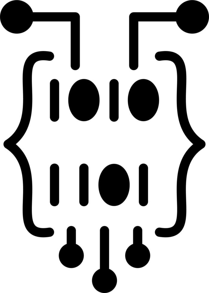 Binary Code Vector Icon