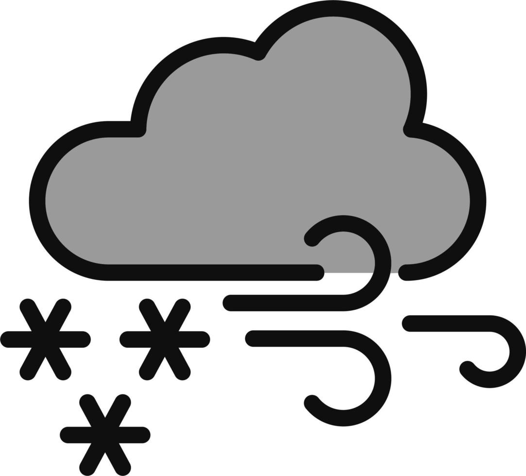 Blizzard Vector Icon