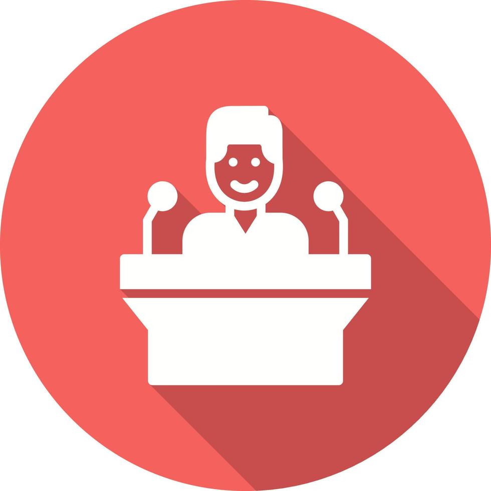 Public Speaking Vector Icon