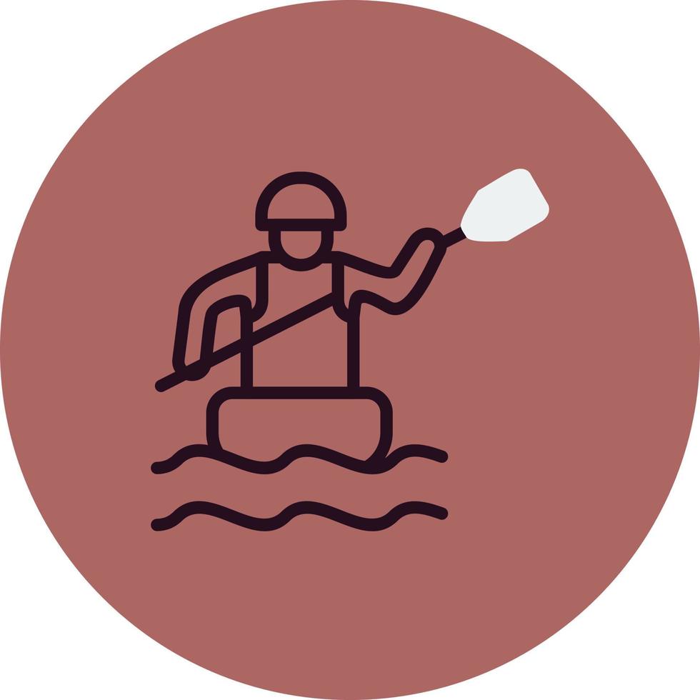 Rafting Vector Icon