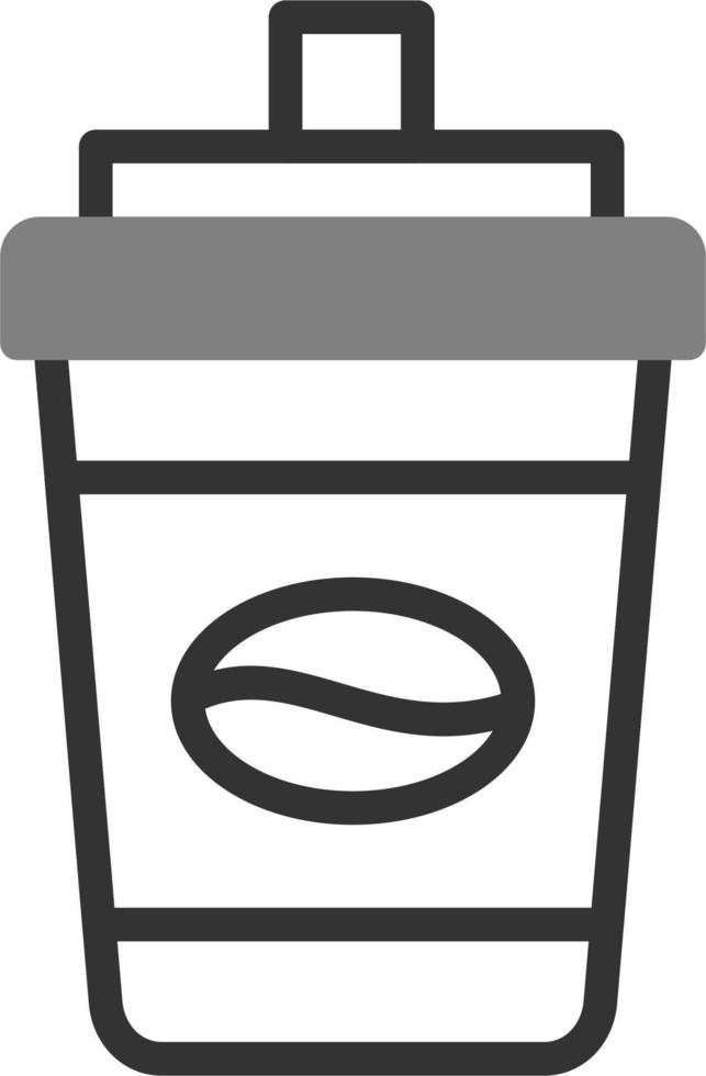 Disposable coffee cup Vector Icon