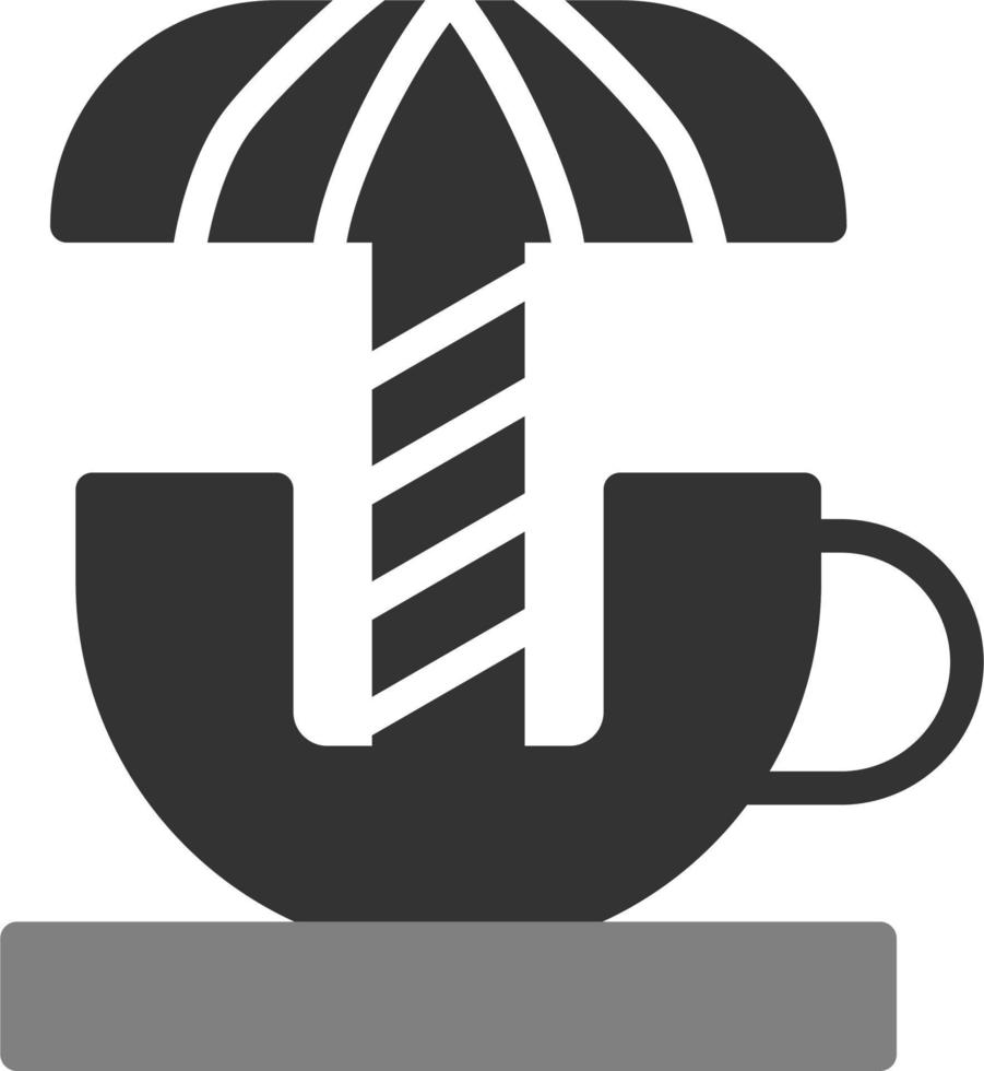 Spinning Teacup Vector Icon