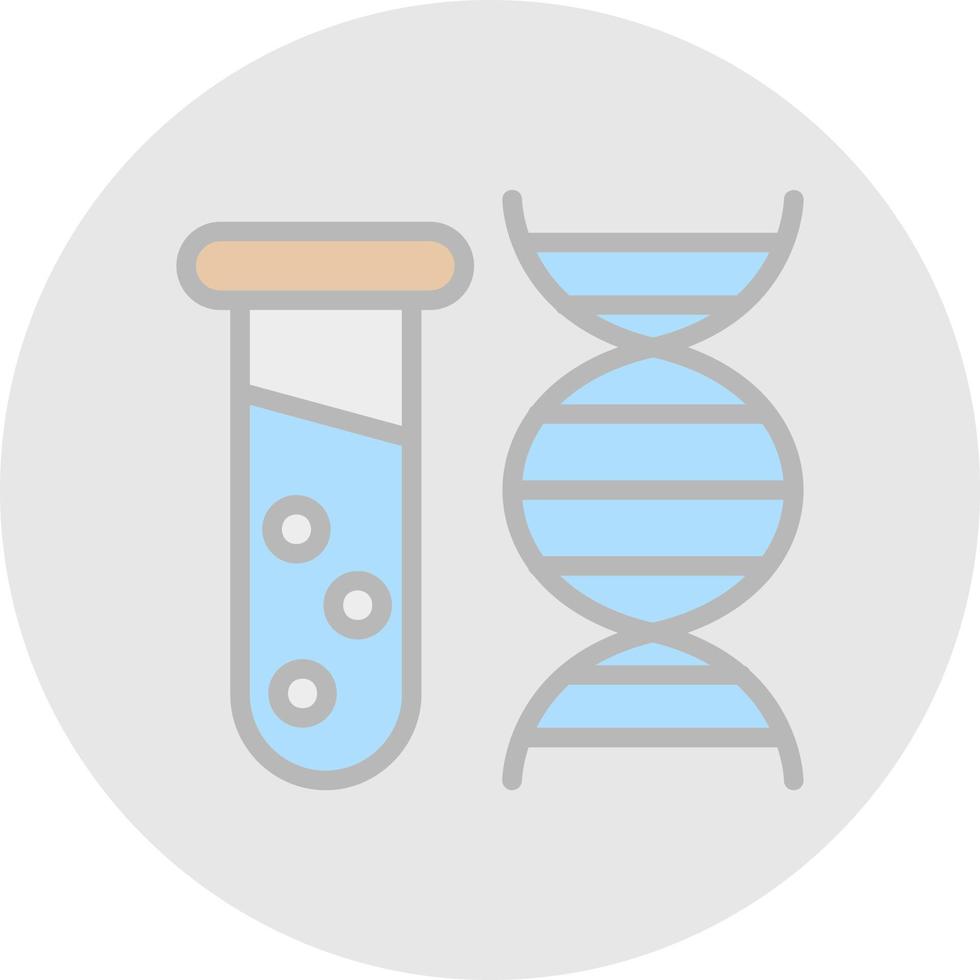 Dna Test Vector Icon Design