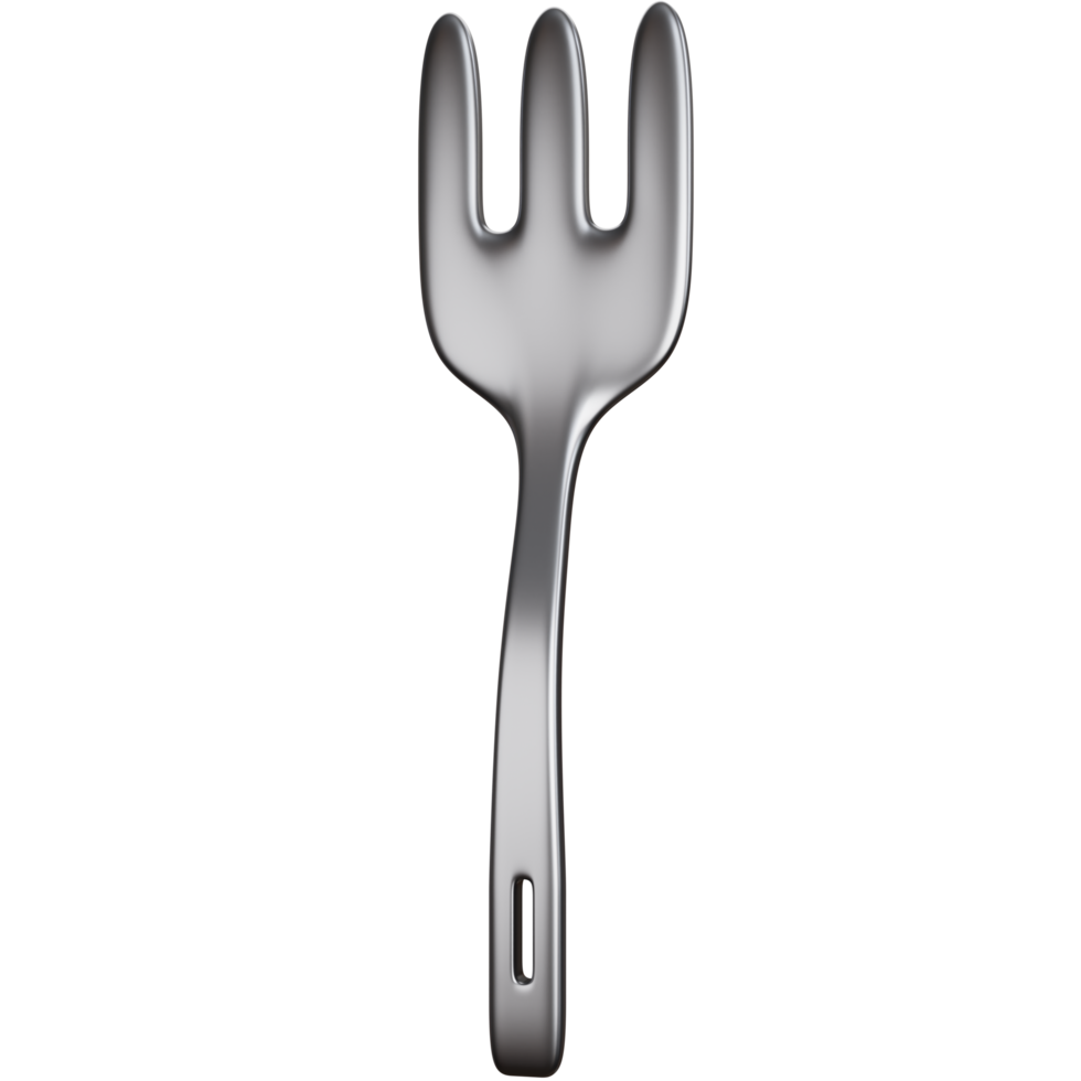 3D Rendering Fork Isolated png